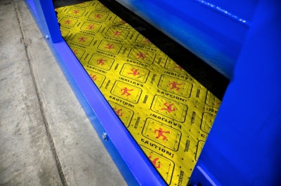 Hi-Vis Universal Premium Absorbent Pads – 16"x18" (100-Pack) | Heavy-Duty Spill Control with Caution Warning