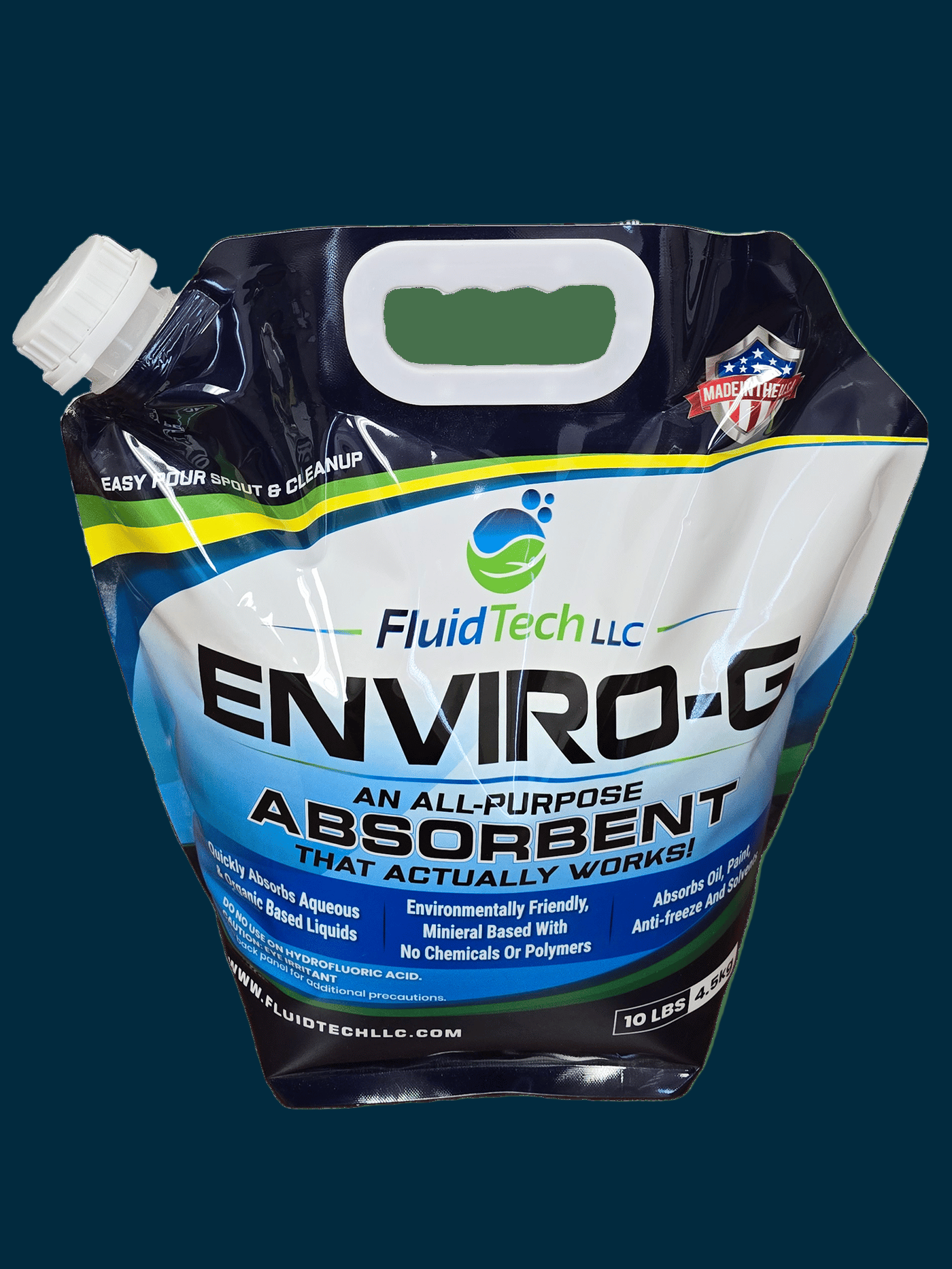 Enviro-G®– 10 lb Spout Bag Refill Advanced Absorbent for Oil, PCBs & Organic Liquids