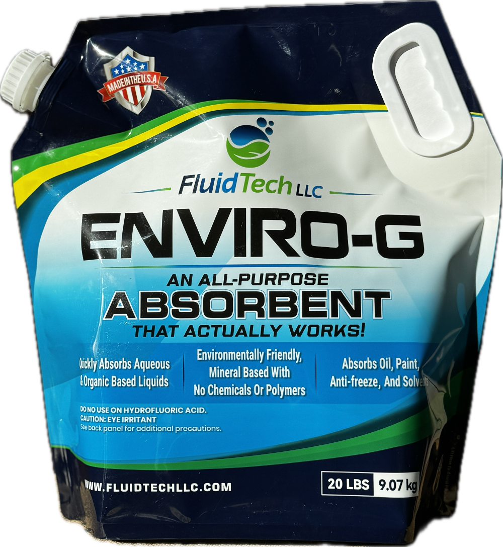 Enviro-G® – 20 lb Spout Bag Refill Advanced Absorbent for Oil, PCBs & Organic Liquids